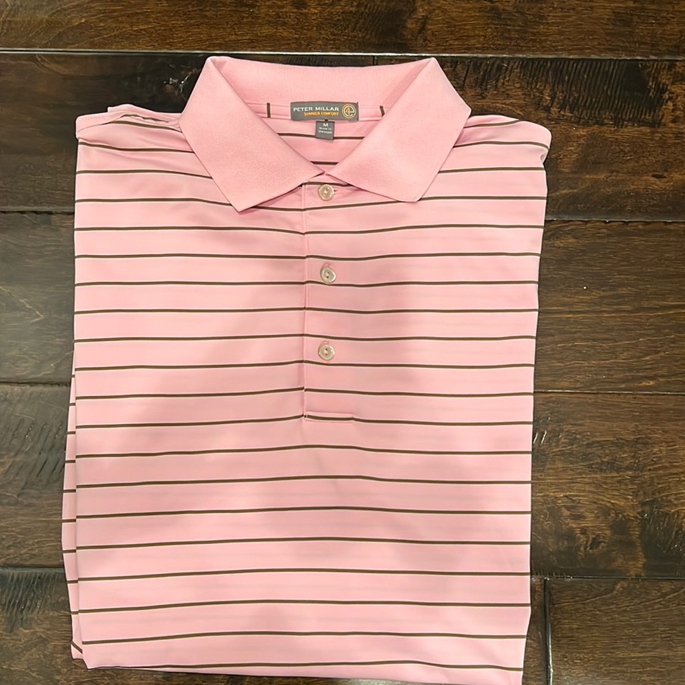 PETER MILLAR summer comfort mens polo - medium